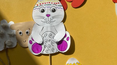 Velikonoční vyrábění v knihovně