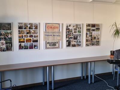 Vernisáž výstavy 100 let Husova sboru v Novém Městě nad Metují