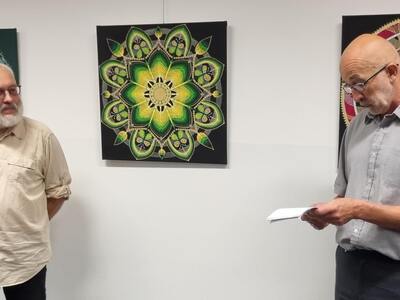 VERNISÁŽ VÝSTAVY OBRAZY INSPIROVANÉ MANDALOU