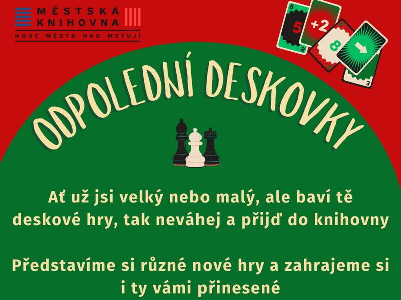Odpolední deskovky Odpolední deskovky