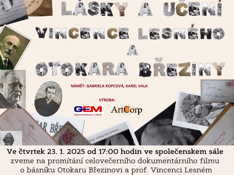 Poselství lásky a učení Vincence Lesného a Otokara Březiny Poselství lásky a učení Vincence Lesného a Otokara Březiny