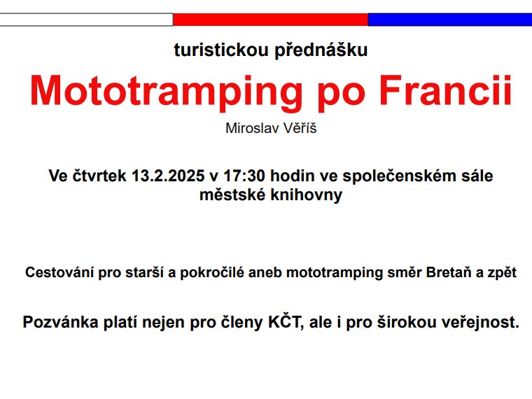 Moto tramping po Francii Moto tramping po Francii