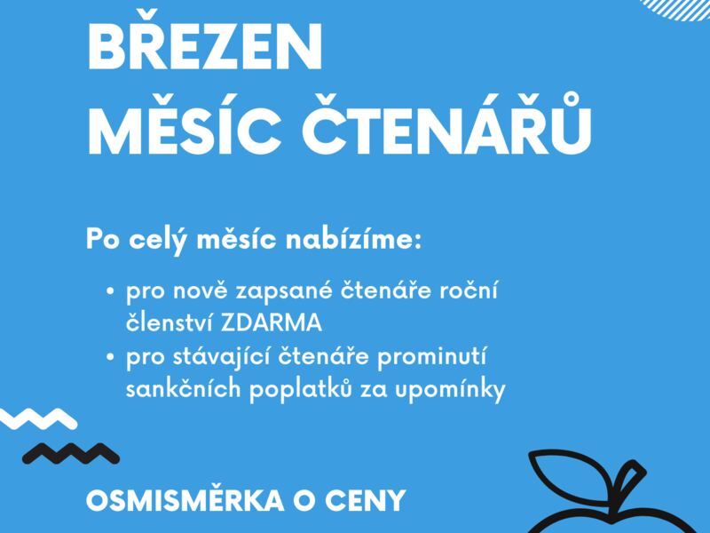 Březen měsíc čtenářů Březen měsíc čtenářů