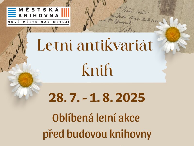 Velký letní antikvariát Velký letní antikvariát