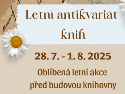 Velký letní antikvariát