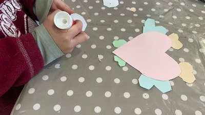 Valentýnské vyrábění