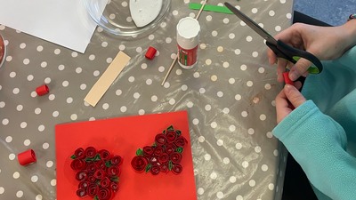 Valentýnské vyrábění