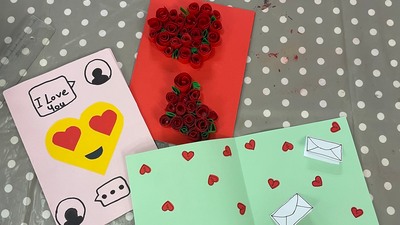 Valentýnské vyrábění