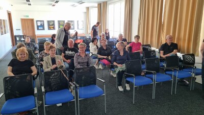 Křest knihy Vigevano - celkový pohled do sálu