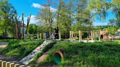 Lázeňský park v Dušníkách, který měli možnost účastníci workshopů rovněž navštívit