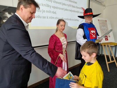 Pasování prvňáčků na čtenáře