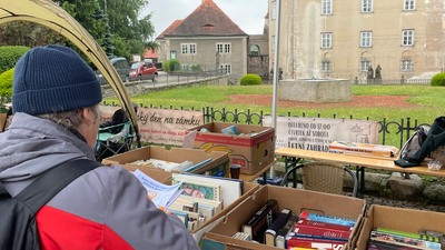 Nabídka knih k prodeji byla opravdu pestrá