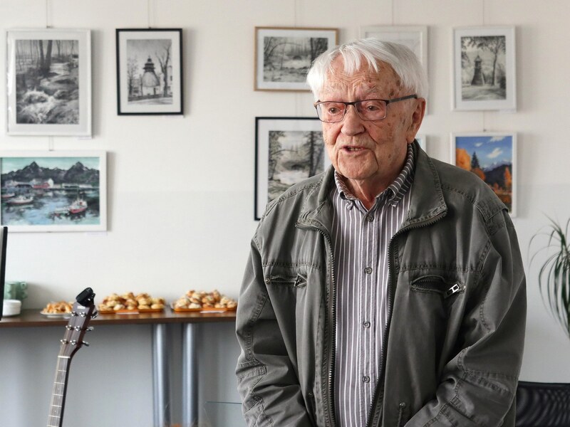 Vernisáž charitativní výstavy Josefa Pinkavy