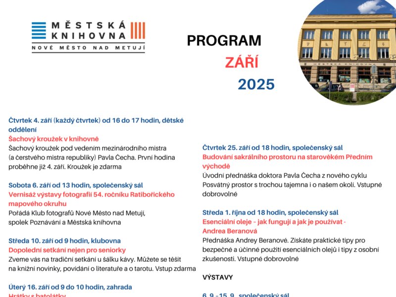 Aktuální program knihovny