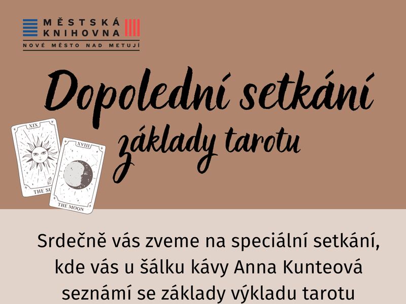 Dopolední setkání nejen pro seniorky – základy tarotu