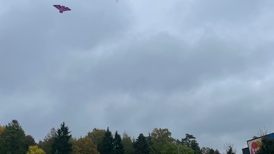 Děti si užily krásné dopoledne s pouštěním draků