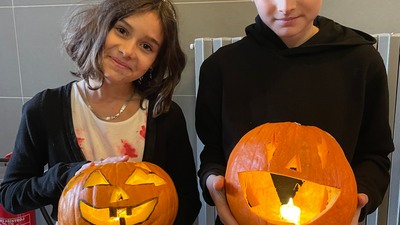 Vydlabané dýně byly překrásné 