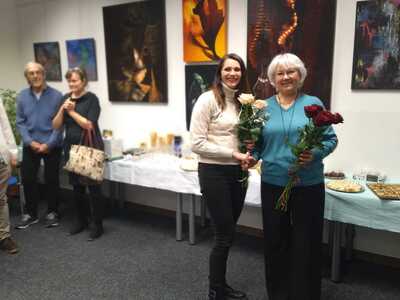 Vernisáž výstavy S pokorou k barvám, světlu, životu…