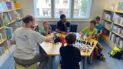 Šachový kroužek v knihovně
