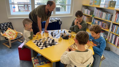 Šachový kroužek v knihovně