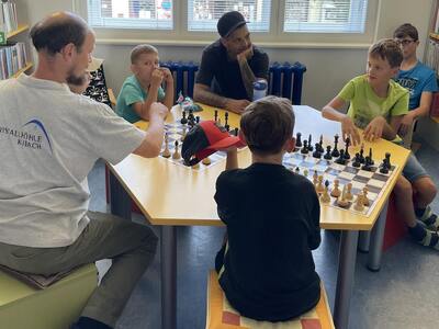 Šachový kroužek v knihovně