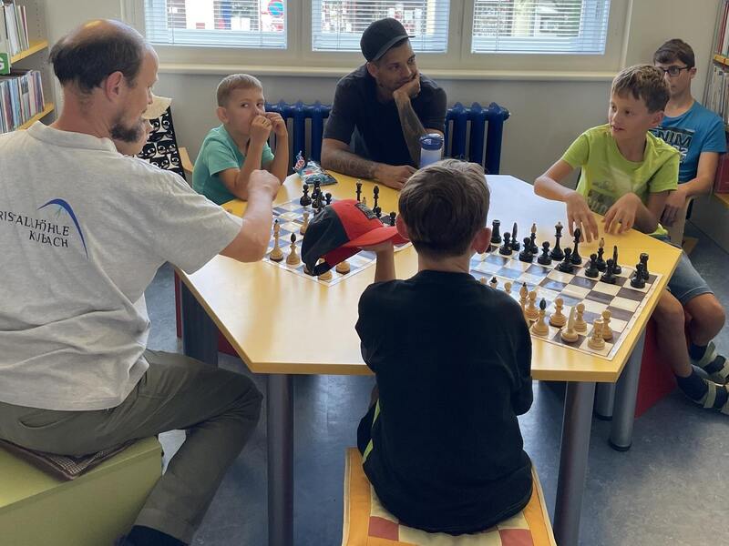 Šachový kroužek v knihovně