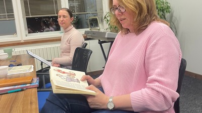 Jako první jsme si vyslechli ukázku Petry Hodanové