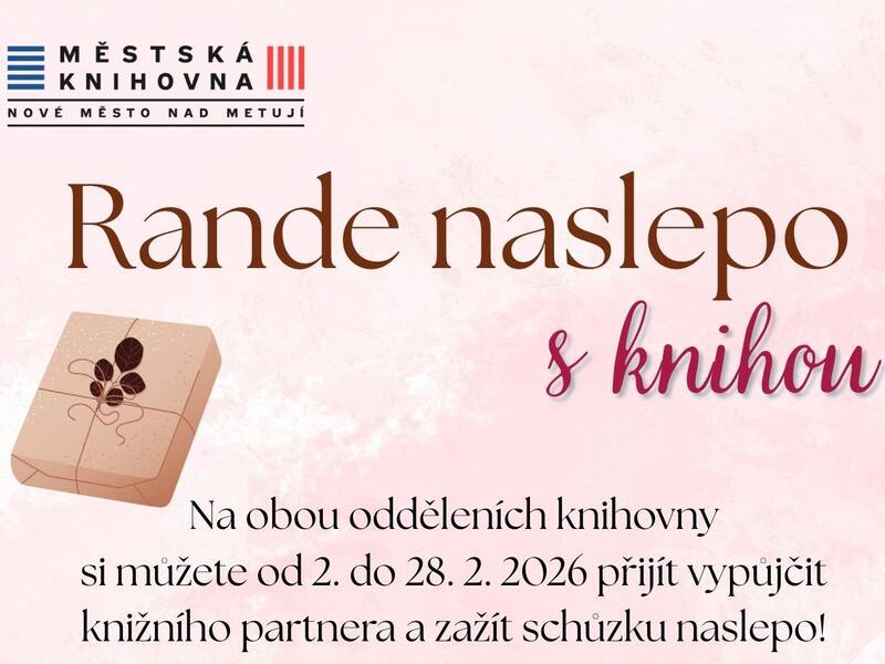 Rande naslepo s knihou