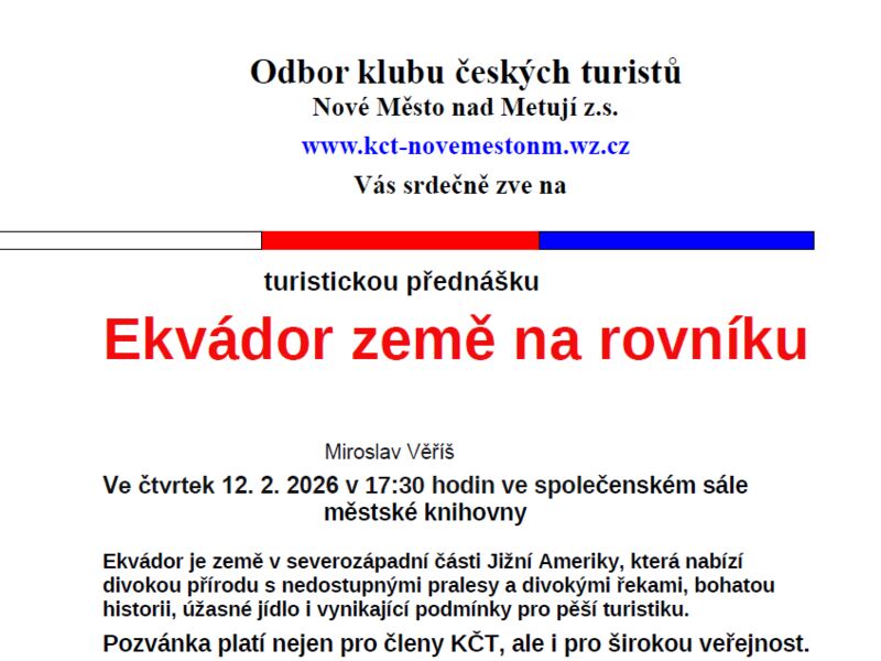 Ekvádor - země na rovníku