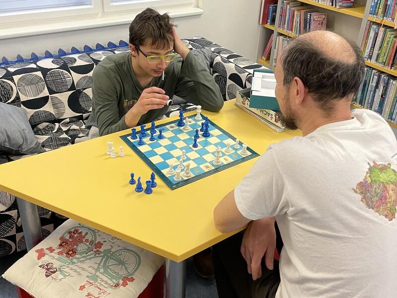 Šachový kroužek v knihovně