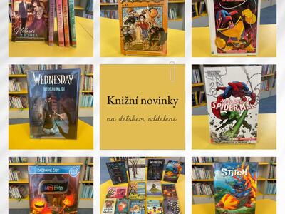 Nové knihy na dětském oddělení