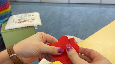 Na Valentýnském vyrábění vznikly krásné výrobky