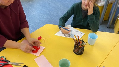 Valentýnské vyrábění si všichni užili