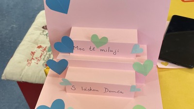 Na Valentýnském vyrábění vznikly krásné výrobky