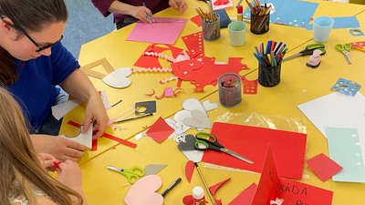 Z Valentýnského vyrábění