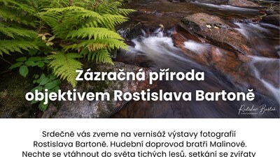 Vernisáž výstavy fotografií Rostislava Bartoně