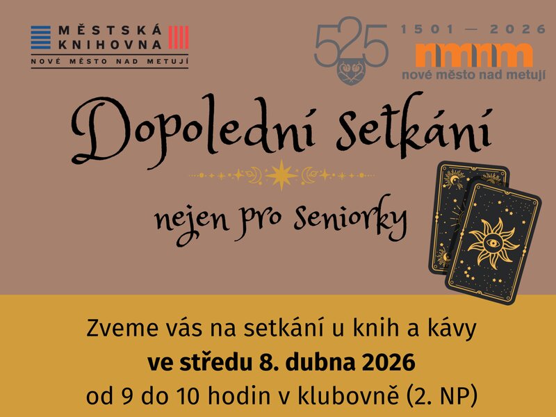 Dopolední setkání nejen pro seniorky Dopolední setkání nejen pro seniorky