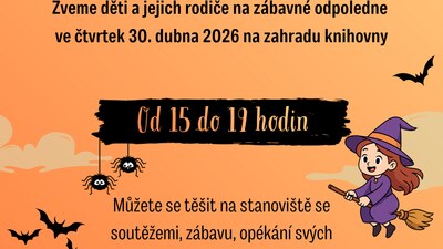 Čarodějnické odpoledne pro děti