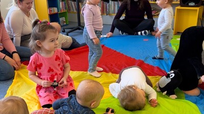 Březnové Hrátky s batolátky byly plné zábavy