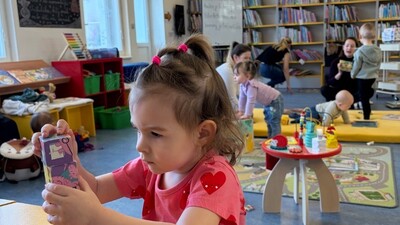 Březnové Hrátky s batolátky byly plné zábavy