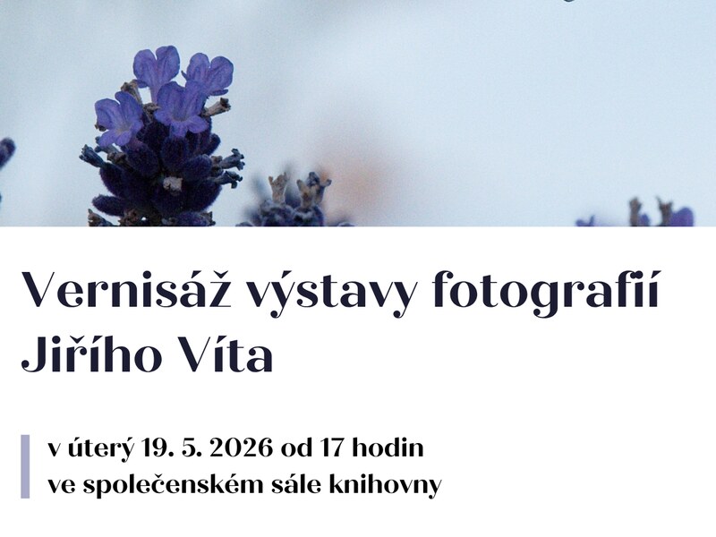 Vernisáž výstavy fotografií Jiřího Víta