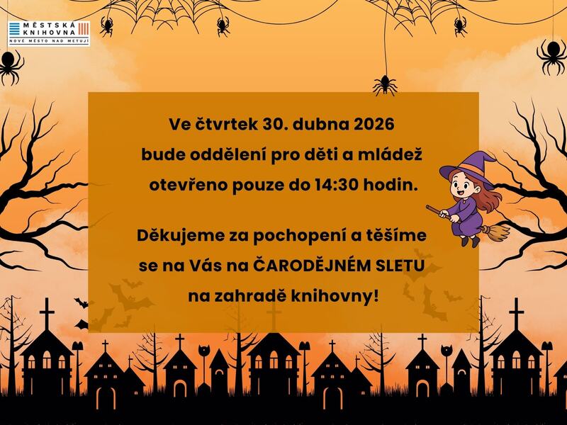Zkrácená otevírací doba na dětském oddělení