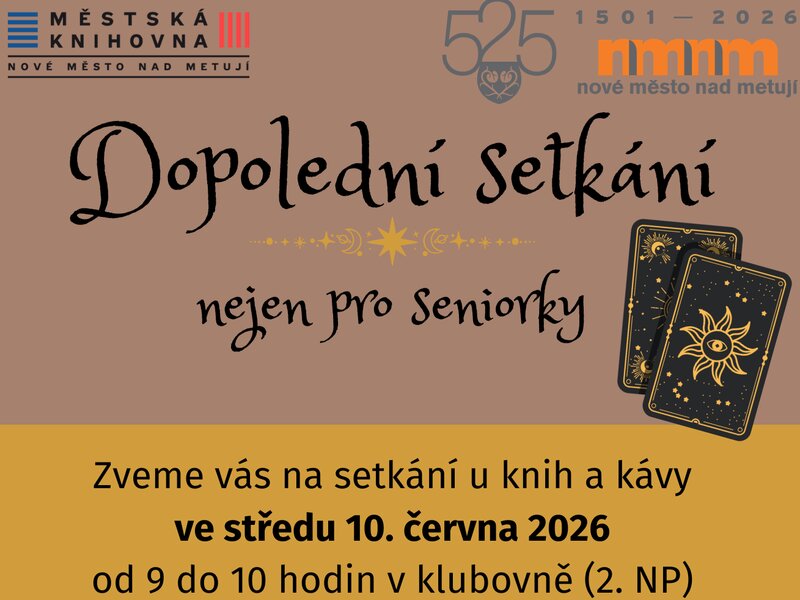 Dopolední setkání nejen pro seniorky