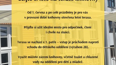 Otevření letní terasy